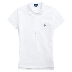 Polo Ralph Lauren Slim Fit Strech Polo, Hvid 